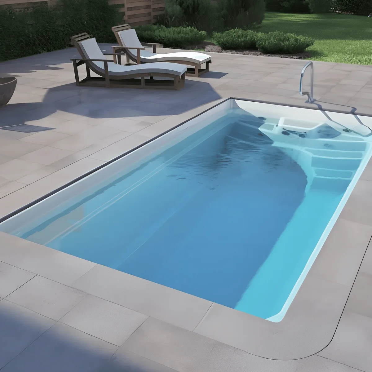 Композитный бассейн Laguna 5 — вид сверху в Тобольске