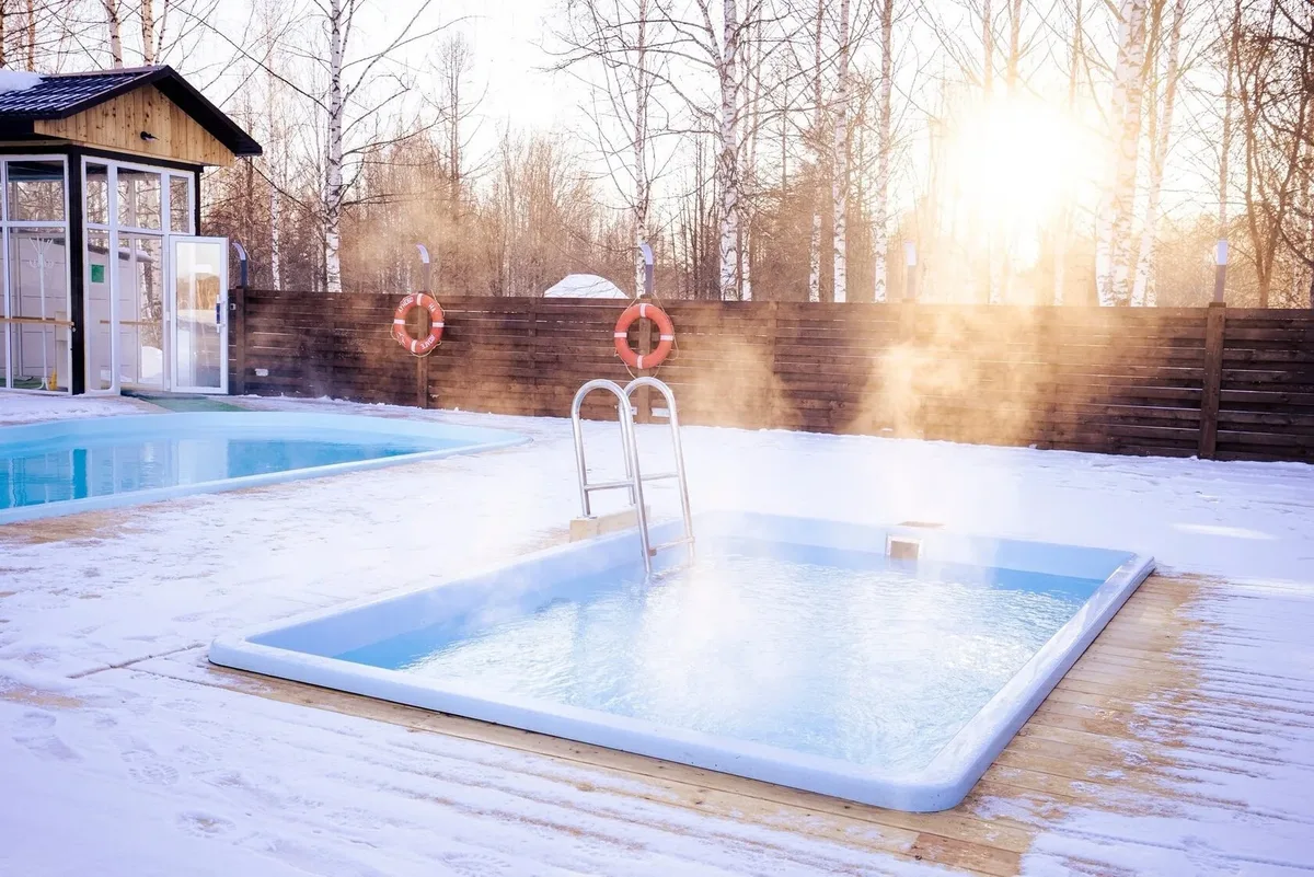 Композитный бассейн Laguna 4 — установка в Тобольске