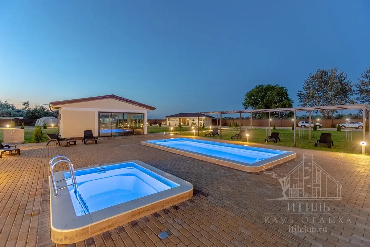 Композитная купель Laguna 3 — установка в Тобольске